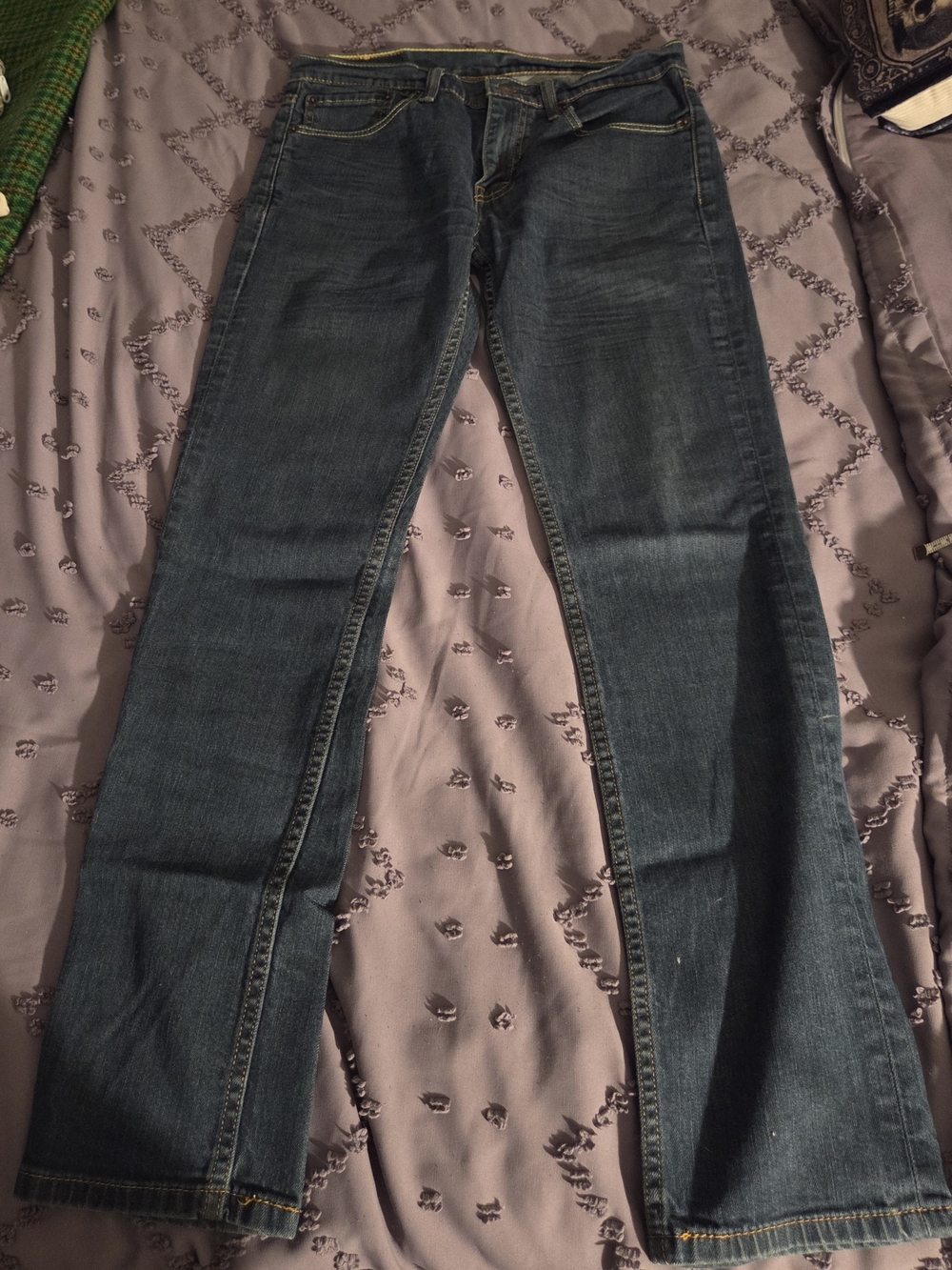 Men's Dark Blue Straight-Leg Style 511 Jeans